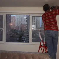 پرده همراه با نصب پرند توسط نصاب