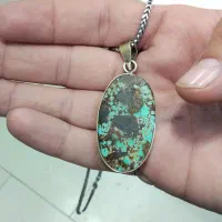 پلاک گردنبند فیروز