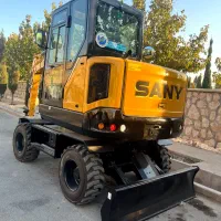 مینی بیل مکانیکی مدل 1404 لاستیکی سانی 65 با مدارک