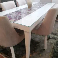 میز ناهارخوری 6 نفره بسیار تمیز