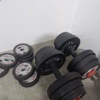 یک جفت دمبل جمعا ۳۰ کیلو