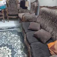 مبل طرح استیل دوشک دوبل بسیارتمیز
