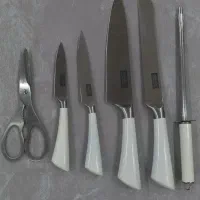 سرویس چاقو آشپزخانه سفید