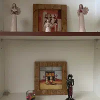 مجسمه گلدان آینه چوب بامبو سطل زباله پایه بوم