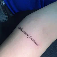 تتو بدن مینیمال