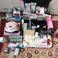 پکیج کامل لوازم کاشت ناخن،توضیحات رو کامل بخونید