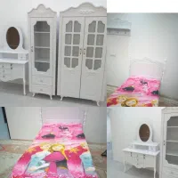 سرویس خواب دخترونه|تخت و سرویس خواب|شاهرود, |دیوار