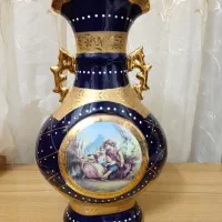 گلدان چینی قدیمی طرحدار اصل سالم