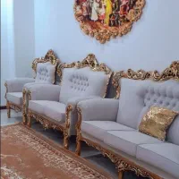 مبل استیل سلطنتی چستر سفید نونو درحدجهاز عروس|مبلمان خانگی و میز عسلی|اندیشه, شهرک مریم|دیوار