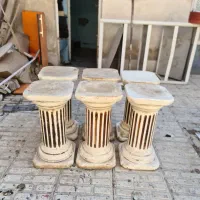 پایه زیر گلدانی سفالی
