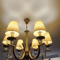 لوستر ۶ شاخه جفت