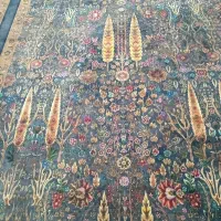 فرش ۹متری ۱۲۰۰طرح دستباف ابریشم