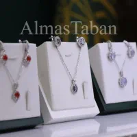 متنوع ترین نیم ست های نقره با سنگ اصلی