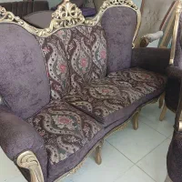 مبل نه نفره استیل در حد نو|مبلمان خانگی و میز عسلی|لنجان, |دیوار