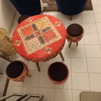 میز نهارخوری ۴نفره در حد نو کاملا تمیز و شیک