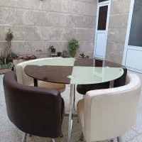 میزو صندلی گرد|میز و صندلی غذاخوری|نجفآباد, رجایی شمالی|دیوار