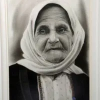 نقاشی چهره سیاه قلم