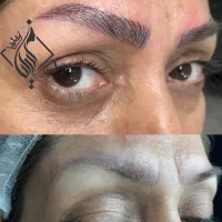 تتو ابرو هاشو ابرو بلید ابروخط چشم خط لب روژ لب