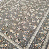 فرش گلبرجسته طرح باغ گل ۱۲۰۰شانه|فرش|دهدشت, |دیوار