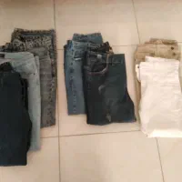 شلوار(2عدد اسکینی3عدد مام استایل1عدد دمپا)