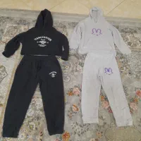۲ دست هودی شلوار مناسب ۶ تا ۸ سال باهم ۱۰۰ هزار