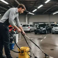 نظافت پارکینگ و راه پله