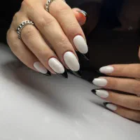 مدل کاشت ناخن با ژل و پودر