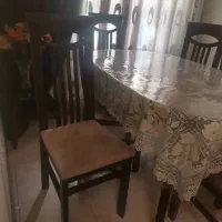 میز ۶ نفره ناهارخوری در حد نو|میز و صندلی غذاخوری|قم, باجک یک|دیوار