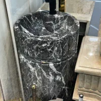 روشویی سنگی تمام گرد