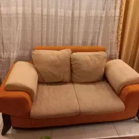 باسلام مبل چهار نفره محکم چوب راش همراه میز وسط