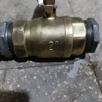 شیر گازی برنجی سنگین 2 اینچ|مصالح و تجهیزات ساختمان|آران و بیدگل, |دیوار