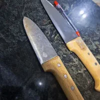 دوعدد چاقو فولاد حیدری|ظروف پختوپز|ایلام, |دیوار