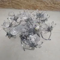 دوعدد لوستر|لوستر و چراغ آویز|زنجان, |دیوار