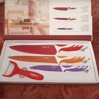 سرویس چاقو ۴تیکه نو|ظروف سرو و پذیرایی|بومهن, |دیوار