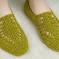 پاپوش کاموایی بافت|لباس|خرم‌آباد, |دیوار