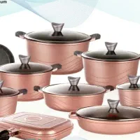 سرویس قابلمه چدن 32پارچه|ظروف پخت‌وپز|قم, بنیاد|دیوار