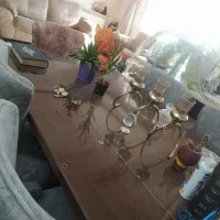 جلو مبلی عسلی شیشه ناهارخوری|مبلمان خانگی و میز عسلی|تهران, دهم فروردین|دیوار