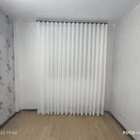 حریر ساده ترک مینی مال با چوب پرده مخصوص مینیمال