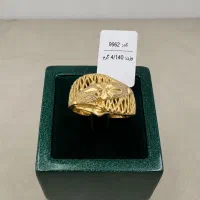 انگشتر طلا طرح برگ 4.140 گرم  اجرت و سود فقط 3٪