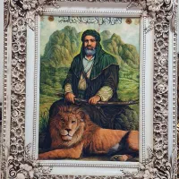 دو عدد تابلو فرش در حد نو