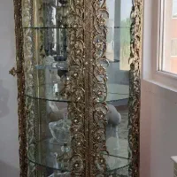 بوفه و آینه شمعدان برنز