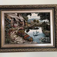 تابلو فرش و تابلو شام اخر|تابلو، نقاشی، عکس|شیراز, ابیوردی|دیوار