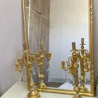 آینه وشمدان طلایی