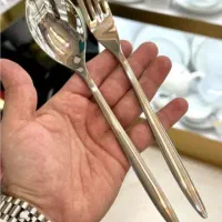 سرویس قاشق و چنگال  ۲۴ نفره سوزنی ۶میل
