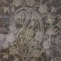 تابلو ترمه اصل آنتیک قدیمی|کلکسیون اشیاء عتیقه|اصفهان, آبشار|دیوار