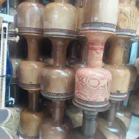 انواع تمبک های از چوب گردو توت و زبون گنجشک