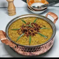 شله گوشت شیرازی (آش سبزی)