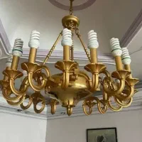 فروش نداریم فقط خرید لوستر همه مدل برنجی و ابکاری