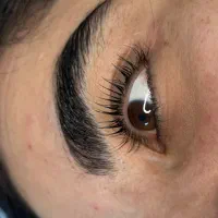 اکستنشن مژه+لیفت و لمینت+(بِلَک تینت)