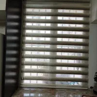 دوعدد پرده زبرا